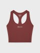 Бордовий топ SPORTY&RICH : фото - Invogue
