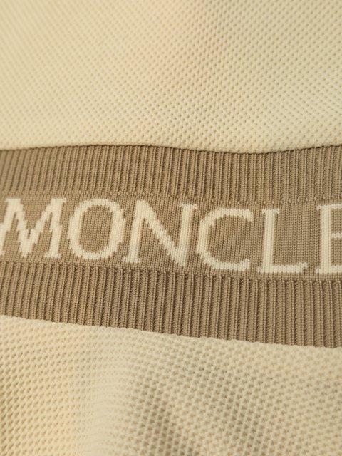 Кремова сукня MONCLER з логотипом: фото 4 - Invogue