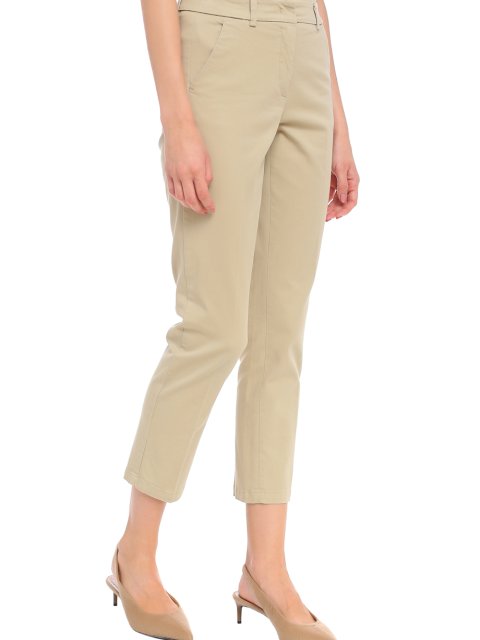 Бежевые брюки WEEKEND MAX MARA: фото 5 - Invogue