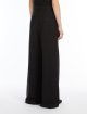 Чорні брюки Weekend Max Mara з віскози та льону: фото 3 - Invogue