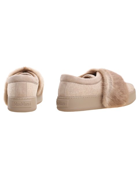 Бежеві снікерси MAX MARA : фото 5 - Invogue