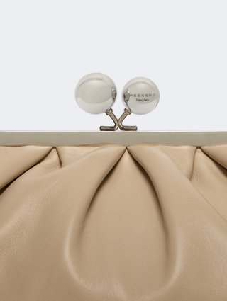 Кремова сумка Pasticcino Weekend MaxMara зі шкіри: фото 4 - Invogue