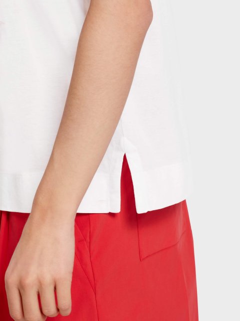 Белая футболка MARC CAIN: фото 3 - Invogue