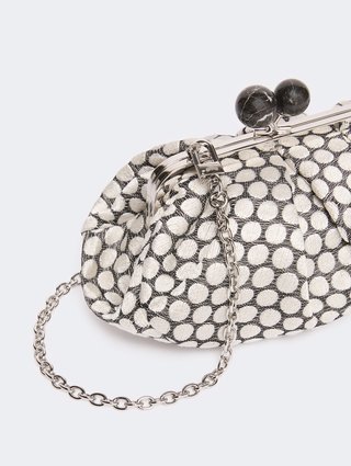 Чорна сумка Pasticcino Weekend Max Mara з льону та шовку: фото 3 - Invogue