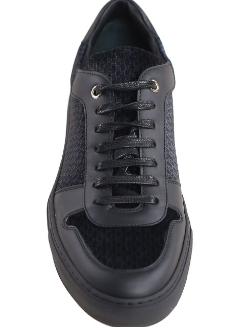 Чёрные кеды BOSS: фото 6 - Invogue