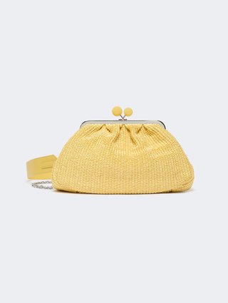 Желтая сумка Pasticcino Weekend Max Mara из хлопка и полиамида: фото - Invogue