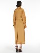 Коричневий плащ MAX MARA з шовку: фото 3 - Invogue