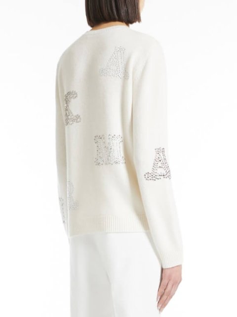 Білий светр MAX MARA : фото 2 - Invogue