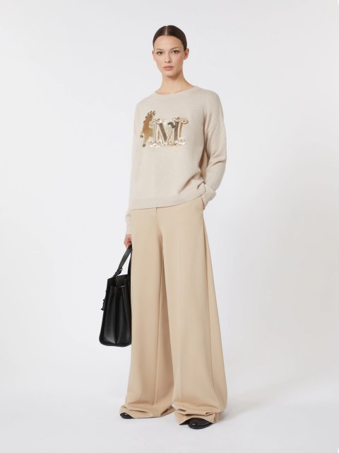 Кремовий светр MAX MARA з вовни та кашеміру: фото 1 - Invogue