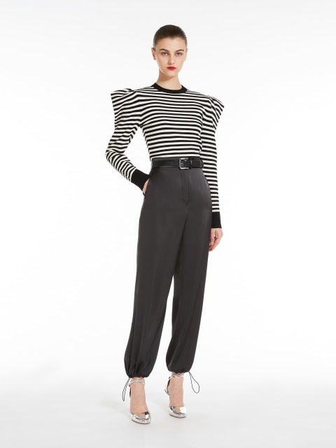 Чорні брюки MAX MARA : фото 3 - Invogue