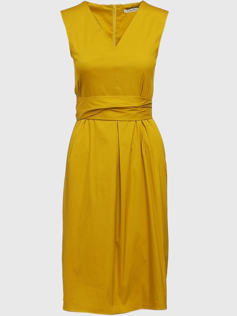 Жёлтое платье MAX MARA: фото - Invogue
