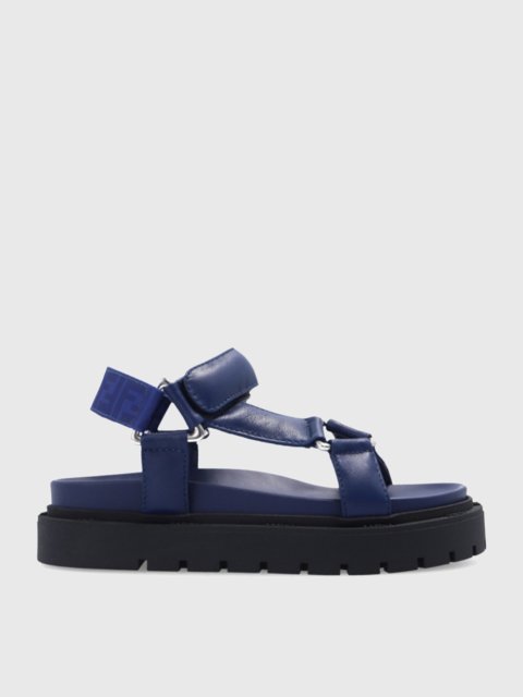 Синие босоножки FENDI KIDS: фото - Invogue