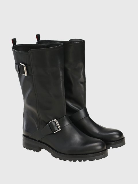 Чёрные сапоги MAX&CO: фото 1 - Invogue