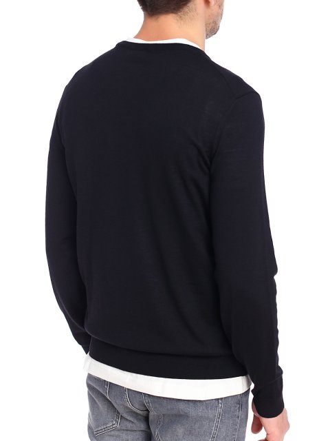 Чёрный свитер BOSS: фото 3 - Invogue