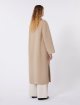 Темно-бежеве пальто WEEKEND MAX MARA з суміші вовни: фото 2 - Invogue
