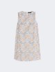Блакитна сукня з принтом Weekend Max Mara з бавовни: фото - Invogue