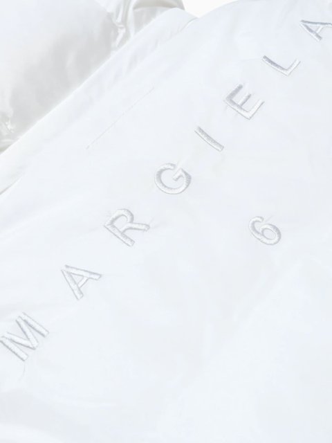 Біла куртка MM6 MAISON MARGIELA KIDS: фото 3 - Invogue