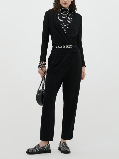 Чёрный комбинезон MAX&CO: фото 4 - Invogue