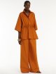 Оранжевые брюки MAX MARA: фото 4 - Invogue