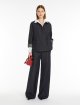 Темно-сині брюки Max Mara з бавовни та льону: фото 1 - Invogue
