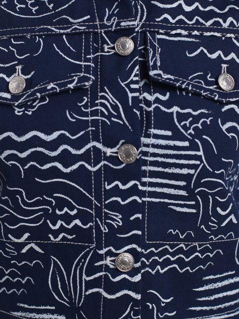 Синя куртка KENZO : фото 7 - Invogue