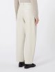 Бежеві брюки MAX MARA з екошкіри: фото 3 - Invogue