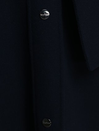 Темно-синее пальто MAX MARA: фото 6 - Invogue
