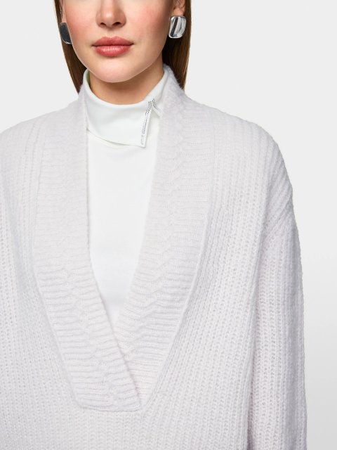 Лавандовий светр MARC CAIN вільного крою: фото 4 - Invogue