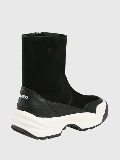 Чёрные сапоги KENZO: фото 2 - Invogue