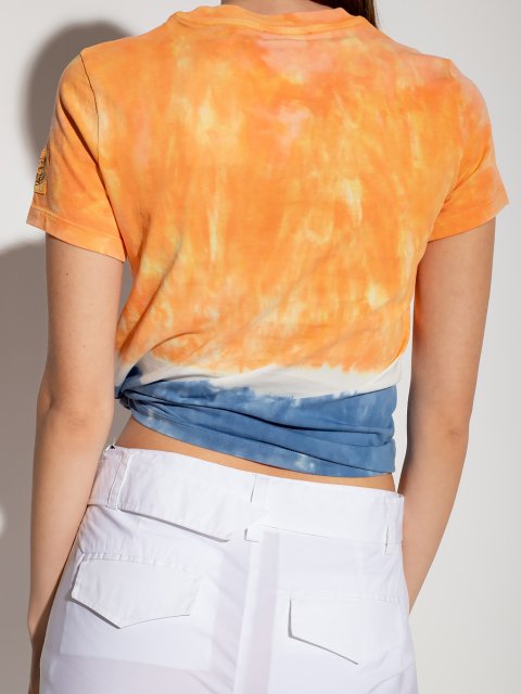 Помаранчева футболка KENZO: фото 2 - Invogue