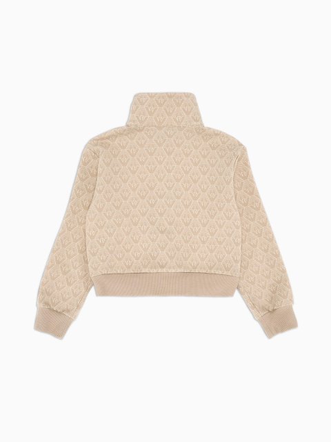 Бежевый костюм EMPORIO ARMANI KIDS из смеси хлопка: фото 1 - Invogue