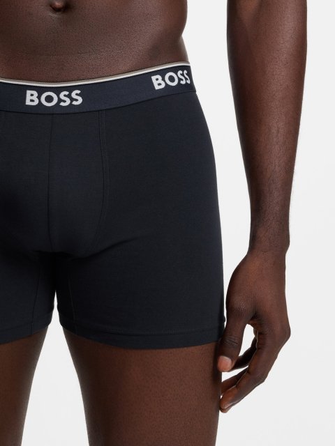 Набір із трьох боксерів BOSS з еластичної бавовни: фото 3 - Invogue