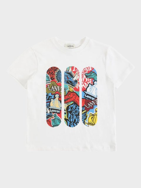 Біла футболка LANVIN KIDS : фото - Invogue