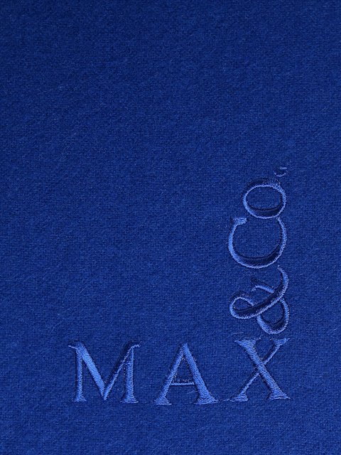 Синий шарф MAX&CO: фото 2 - Invogue