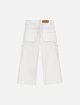 Белые джинсы с логотипом Palm Angels из хлопка: фото 1 - Invogue