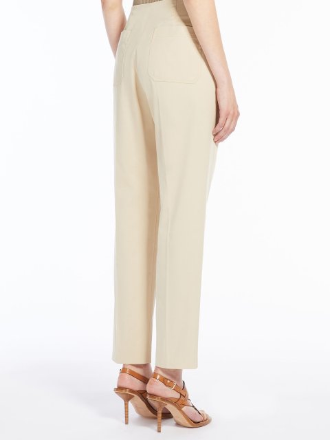 Бежеві брюки MAX MARA : фото 2 - Invogue