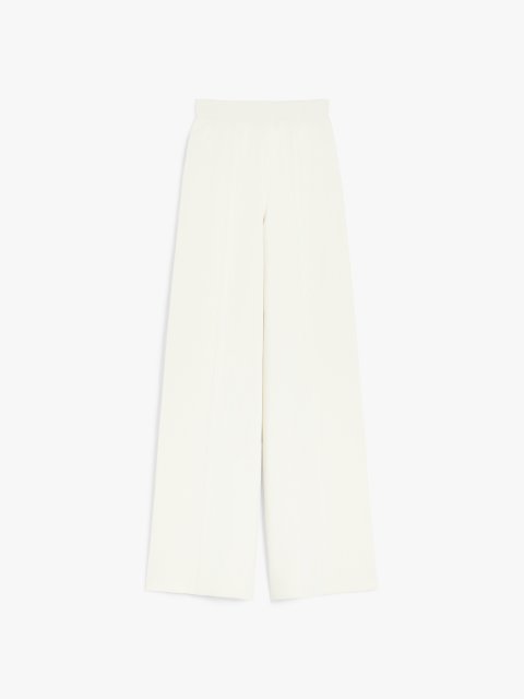 Белые брюки Max Mara трикотажные: фото - Invogue