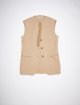 Бежевий жакет Acne Studios на ґудзиках: фото - Invogue