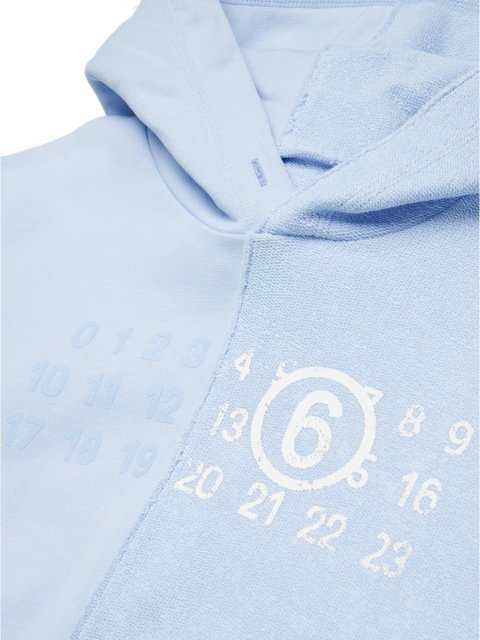 Блакитний костюм MM6 MAISON MARGIELA KIDS бавовняний: фото 3 - Invogue