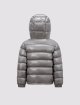 Сірий пуховик Moncler короткий: фото 2 - Invogue