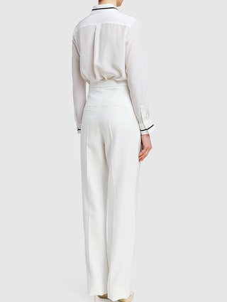Белая рубашка MAX MARA: фото 2 - Invogue