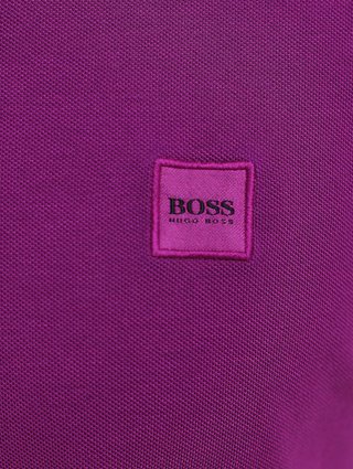 Фиолетовое поло BOSS: фото 5 - Invogue