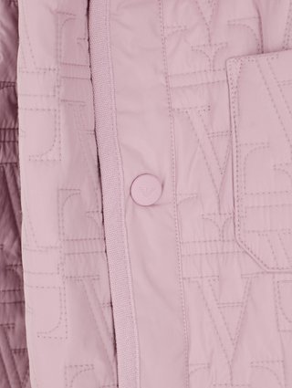Лиловая куртка Emporio Armani из полиэстера: фото 2 - Invogue
