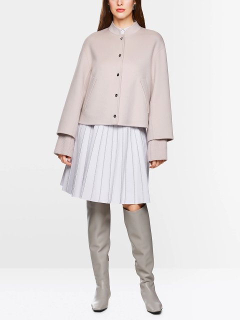 Пудровая куртка MARC CAIN из смеси шерсти: фото 1 - Invogue