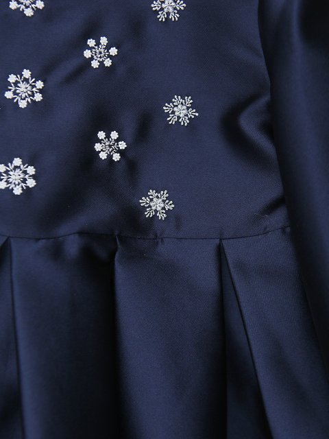 Синее платье IL GUFO: фото 2 - Invogue