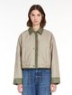 Куртка кольору хакі WEEKEND MAX MARA двостороння: фото 2 - Invogue