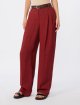Червоні брюки Max Mara з лляного твілу: фото 2 - Invogue