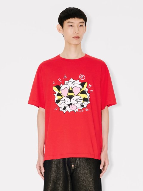 Бордова футболка KENZO з бавовняного трикотажу: фото 2 - Invogue