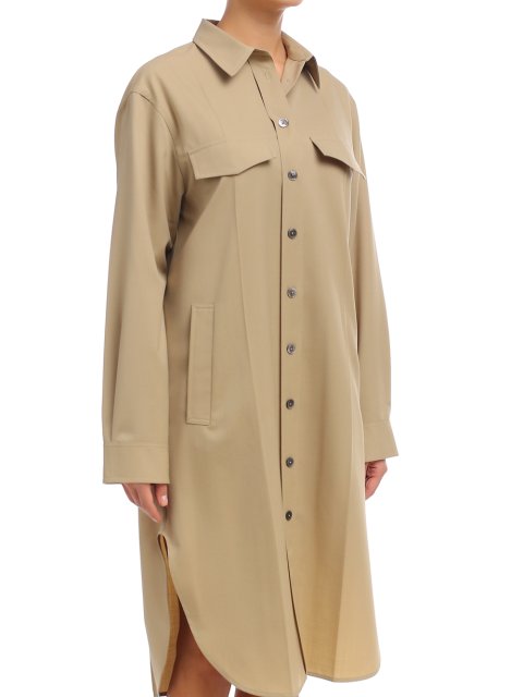 Бежевое платье JOSEPH: фото 5 - Invogue