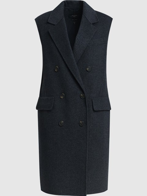 Тёмно-серый жилет WEEKEND MAX MARA: фото - Invogue
